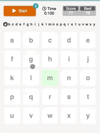 Readlax Letter Grid Game