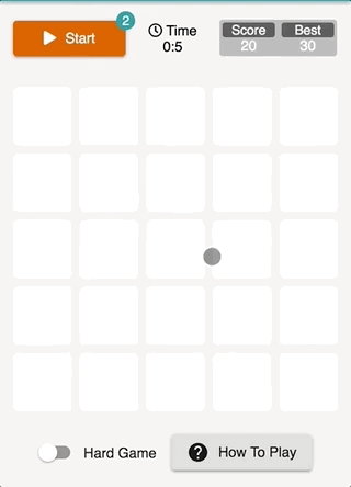 Readlax Memory Grid Game