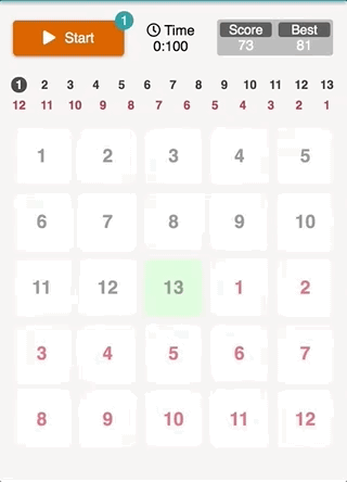 Readlax Number Grid Game