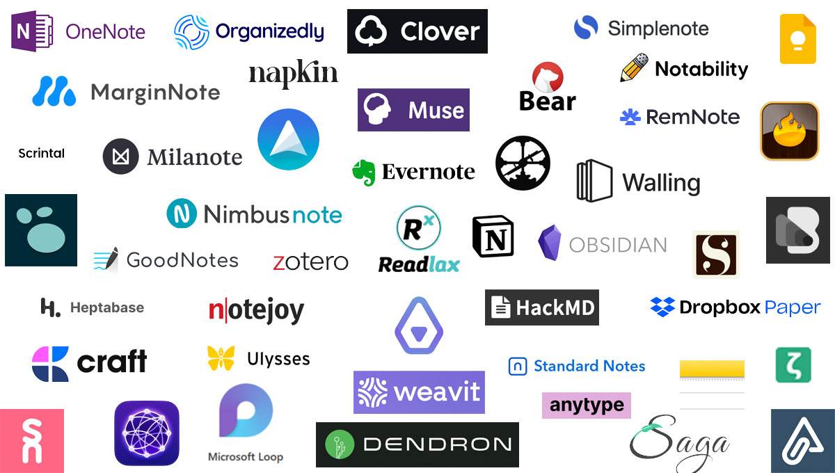 55 Notes Apps. Pick a Notes App